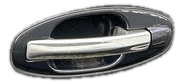 2001-2006 Hyundai Santa Fe Blue Rear Exterior Door Handle - Left (Driver) (Used OEM)