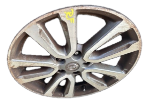 2013 INFINITI JX35 Silver 18x7.5 5-V Spoke Machined Charcoal Alloy Wheel (Used OEM)