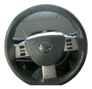 2006 Nissan Quest Gray Tilt Steering Column with Cruise and Radio Controls (Used OEM)