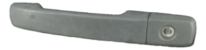 2006-2011 Nissan Xterra Black Textured Exterior Door Handle - Front, Left (Driver) (Used OEM)