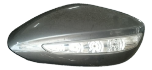2014 Hyundai Sonata Gray Power Door/Side View Mirror - Left (Driver) (Used OEM)