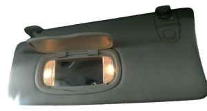 2017-2021 Jeep Compass Tan Illuminated Sun Visor with Vanity Mirror - Left (Driver) (Used OEM)