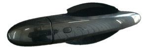 2014-2023 Jeep Cherokee Black Exterior Door Handle - Front, Right (Passenger) (Used OEM)