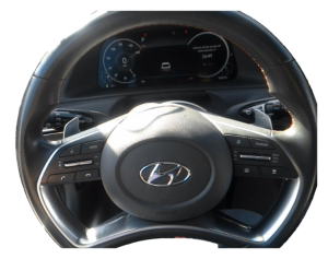 2020-2023 Hyundai Sonata Gray Tilt Steering Column with Cruise and Radio Controls (Used OEM)