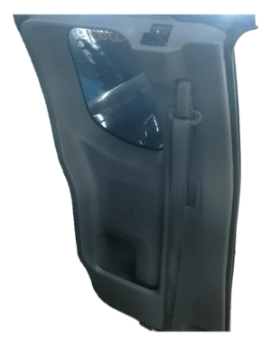 2009-2012 Suzuki Equator Gray Door Interior Trim Panel - Rear, Left (Driver) (Used OEM)