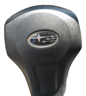 2012-2014 Subaru Legacy Black Steering Wheel Air Bag - Left (Driver) (Used OEM)