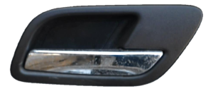 2007-2014 GMC Yukon XL Tan Chrome Interior Door Handle - Rear, Right (Passenger) (Used OEM)