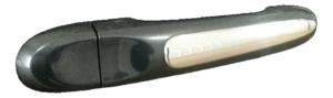 2011-2014 Nissan Juke Blue Exterior Door Handle - Front, Right (Passenger) (Used OEM)