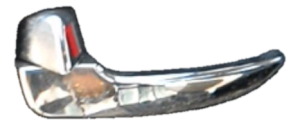 2014-2016 Kia Forte Koup Gray Interior Door Handle - Rear, Left (Driver) (Used OEM)
