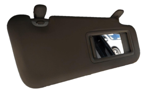 2014-2017 Mazda 6 Gray Sun Visor without Vanity Light - Right (Passenger) (Used OEM)