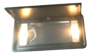 2015-2023 Chrysler 300 Black Illuminated Sun Visor with Garage Door Opener - Left (Driver) (Used OEM)