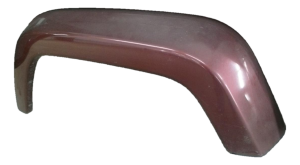 2007-2018 Jeep Wrangler Burgundy Smooth Painted Fender Flare - Rear, Left (Driver) (Used OEM)