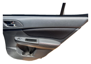 2015-2021 Subaru WRX Black Door Interior Trim Panel - Rear, Right (Passenger) (Used OEM)