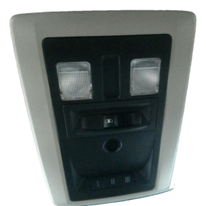 2011-2012 Ram 1500 Black Overhead Roof Console Panel (Used OEM)