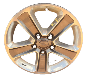 2018-2023 Jeep Wrangler 17x7.5 5-Spoke Polished Alloy Wheel (Used OEM)