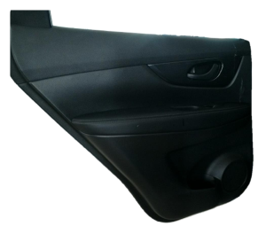2014-2020 Nissan Rogue Black Door Interior Trim Panel - Rear, Left (Driver) (Used OEM)