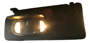 2015 Chrysler 200 Black Sun Visor with Illuminated Vanity Mirror - Left (Driver) (Used OEM)