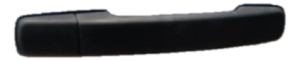 2006-2011 Nissan Xterra Black Textured Exterior Door Handle Assembly - Rear, Right (Passenger) (Used OEM)