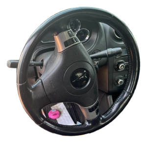 2007-2009 Saturn Aura Black Tilt Steering Column with Cruise and Radio Controls (Used OEM)