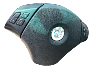 2007-2011 BMW 335i Black Steering Wheel Air Bag - Left (Driver) (Used OEM)