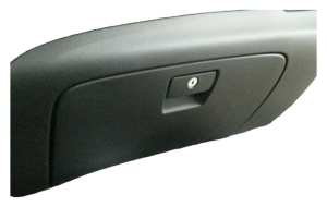 2015-2020 GMC Yukon XL Black Lower Locking Glove Box (Used OEM)