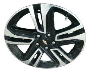 2021-2025 Chevrolet Trailblazer Silver 18x7.5 5-Spoke Machined Black Alloy Wheel (Used OEM)