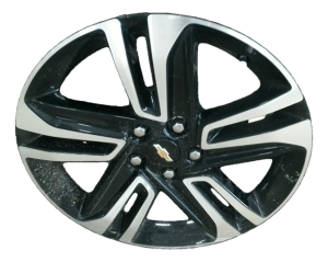 2021-2025 Chevrolet Trailblazer Silver 18x7.5 5-Spoke Machined Black Alloy Wheel (Used OEM)