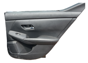 2020-2025 Nissan Sentra Black Door Interior Trim Panel - Rear, Right (Passenger) (Used OEM)