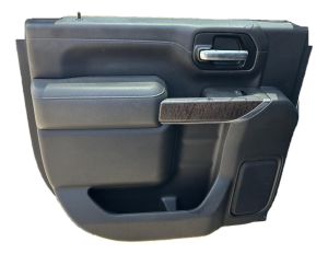 2020-2025 GMC Sierra 2500 HD Black Door Interior Trim Panel Denali - Rear, Left (Driver) (Used OEM)