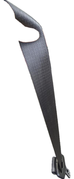 2010-2017 GMC Terrain Black Seat Belt Assembly - Rear, Right (Passenger) (Used OEM)