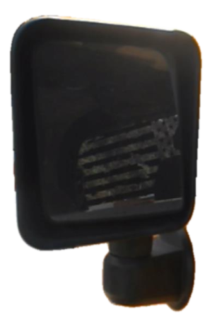 2011-2013 Jeep Wrangler Orange Power Door/Side View Mirror - Left (Driver) (Used OEM)