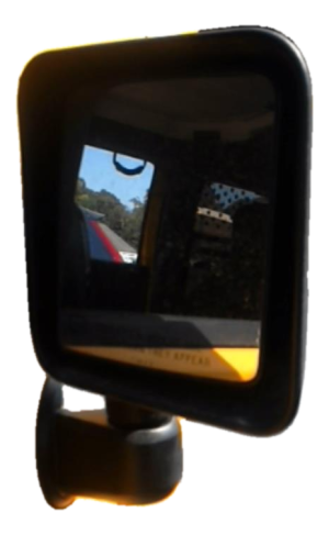 2011-2013 Jeep Wrangler Orange Power Door/Side View Mirror - Right (Passenger) (Used OEM)