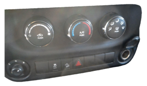 2011-2013 Jeep Wrangler Manual Temperature Control Module (Used OEM)