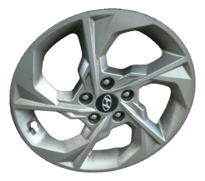 2022-2024 Hyundai Tucson 17x7 5-Spoke Silver Painted Alloy Wheel (Used OEM)