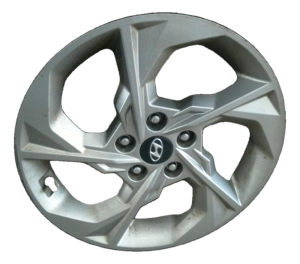 2022-2024 Hyundai Tucson 17x7 5-Spoke Silver Painted Alloy Wheel (Used OEM)