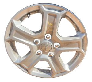 2018-2023 Jeep Wrangler Silver 5-Spoke Tech Silver Alloy Wheel (Used OEM)