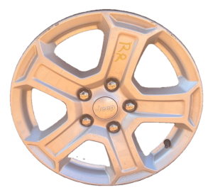 2018-2023 Jeep Wrangler Silver 5-Spoke Tech Silver Alloy Wheel (Used OEM)