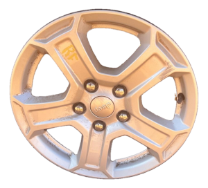 2018-2023 Jeep Wrangler Silver 5-Spoke Tech Silver Alloy Wheel (Used OEM)