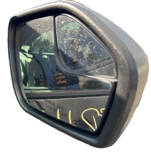 2020-2024 Ford Police Interceptor Utility Black Power Door/Side View Mirror - Right (Passenger) (Used OEM)