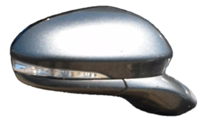 2013-2014 Ford Fusion Gray Power Door/Side View Mirror - Right (Passenger) (Used OEM)
