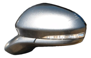 2013-2014 Ford Fusion Gray Power Door/Side View Mirror - Left (Driver) (Used OEM)