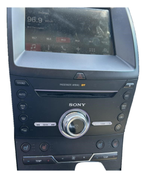 2017-2018 Ford Edge Audio and Climate Control Panel (Used OEM)