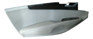 2016-2020 Kia Sorento Black Door Interior Trim Panel with Power Windows and Locks - Rear, Left (Driver) (Used OEM)