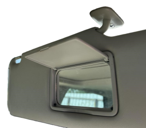 2007-2009 Mazda CX-7 Beige Sun Visor without Lamp - Right (Passenger) (Used OEM)