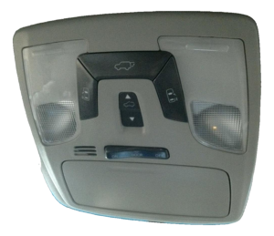 2015-2020 Toyota Sienna Gray Overhead Console Panel with HomeLink (Used OEM)