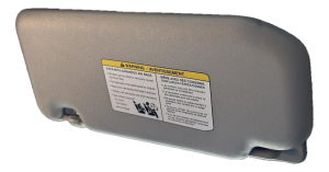 2020-2025 Nissan Sentra Black Sun Visor without Illuminated Vanity Mirror - Right (Passenger) (Used OEM)