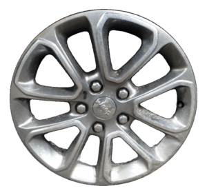 2014-2016 Jeep Grand Cherokee 18x8 Polished Smoked Hyper Alloy Wheel (Used OEM)