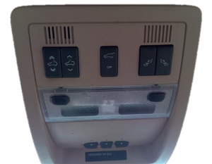 2007-2009 GMC Yukon XL 1500 Beige Overhead Roof Console Panel (Used OEM)
