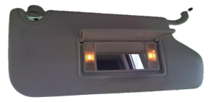 2009-2010 Dodge Journey Gray Sun Visor with Illuminated Vanity Mirror - Right (Passenger) (Used OEM)