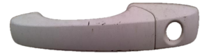 2009-2010 Dodge Journey White Painted Exterior Door Handle - Front, Left (Driver) (Used OEM)